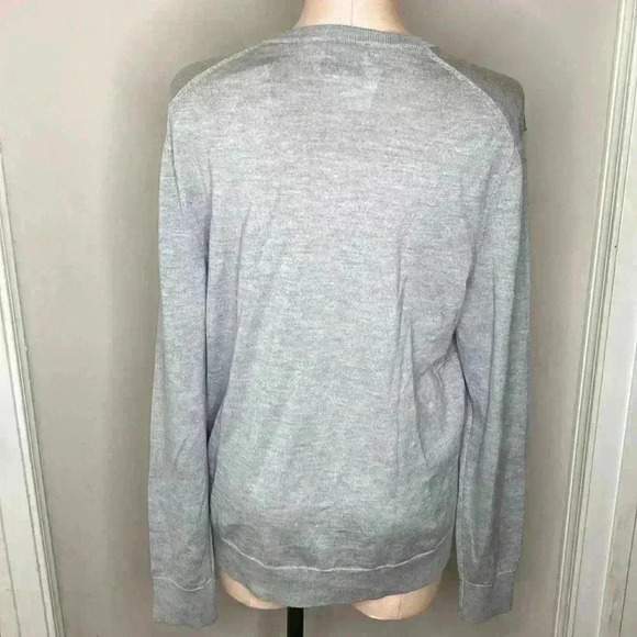 Calvin Klein NWT New Extra Fine Merino Wool Heroic Gray Men's Size Medium - Picture 4 of 8